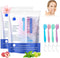 YEAfEAti 5 in 1 Toothbrush & Floss, 26Pcs mini toothbrushes with Toothpaste, All