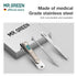 MR.GREEN Portable Manicure Set, Stainless Steel Pedicure Kit with Nail Clippers and Grooming Case Gift Box