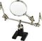 SE 4X Magnifying Glass with Helping Hand - 2-1/2 Inch Lens for Soldering and Jewelry Making