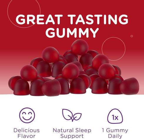Zahler Chapter One Sleep Melatonin Gummies for Kids & Adults - 60 Flavored Gummies, 2.5 mg Melatonin