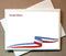 Little Notes by Comptime Patriotic Note Cards (40 Non-foldover Cards and Envelopes) - Premium Cover Stock,