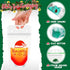 Zhanmai 50 Set Christmas Drink Pouches With Straws - Reclosable Plastic Bags for Adults - Team Naughty Team Nice - Xmas