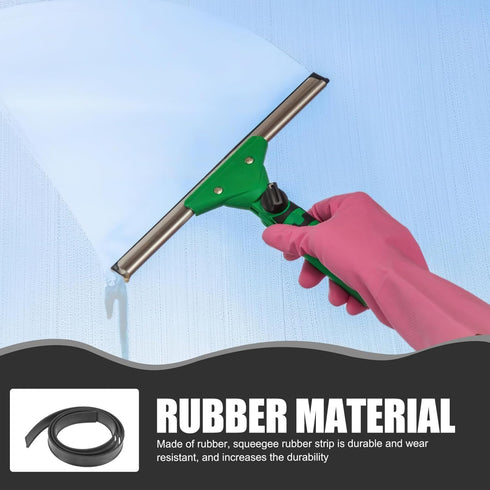Squeegee Rubber Replacement, 41" Window Squeegee Refill Head for Glass and Shower Doors