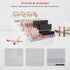 KINGROW Nail Polish Organizer, 72 Bottles Acrylic Display Rack, 6 Layers Makeup Organizer for Essential Oils