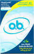 o.b. Pro Comfort Applicator Free Digital Tampons - Regular Absorbency, 40 Count