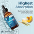Triple Complex Magnesium 4 oz Liquid Drops - Advanced Magnesium Citrate, Glycinate, L-threonate with Vitamins B6, D, C