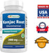 Best Naturals Konjac Root 2000mg - 180 Count