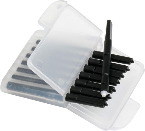 Hearing Aid Wax Guard Filter for Phonak, Widex, Resound - 40 Filters Cleaning Kit Accessory (Black)