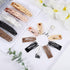 Snap Hair Clips in 5 Colors, Metal Hair Barrettes for Women and Girls Hair Accessories