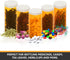 Empty Plastic Pill Bottles with Easy Open Snap Caps, Clear Containers for Prescription Medication (8 Dram, 12pcs)