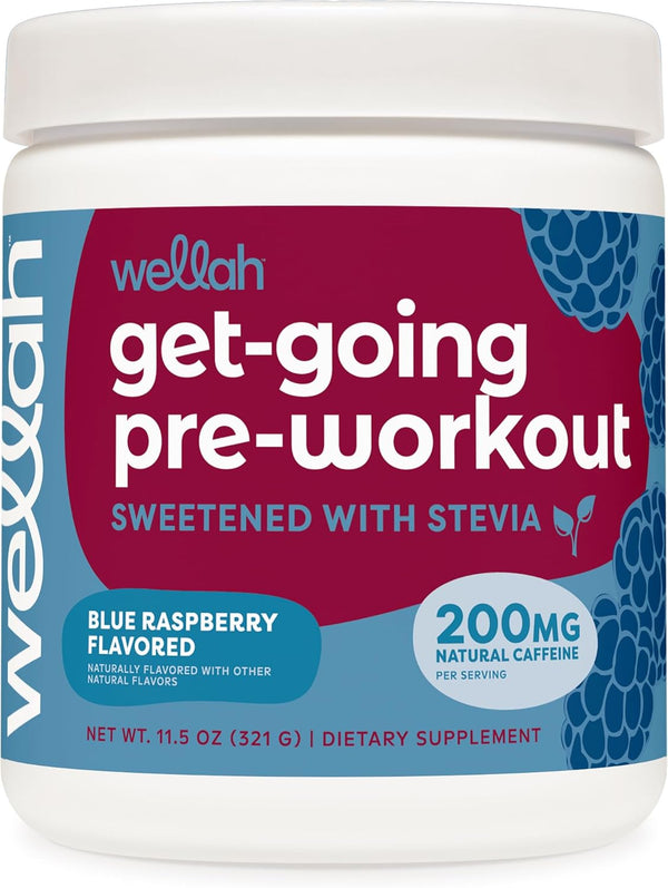 Get-Going Pre-Workout Drink Mix, Blue Raspberry Flavored, 30 Servings