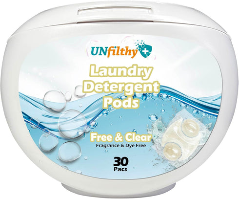 UNfilthy Concentrated Unscented Laundry Pacs - 30