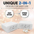 T.Taio Mother of Pearl Soap Sponge - Cleansing Shower Scrubber, 2-Pack for Bath Wash & Oil Removal
