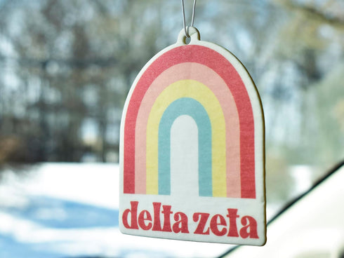Delta Zeta Rainbow Air Freshener, 2/Pack, Flowers & Sunshine Scent