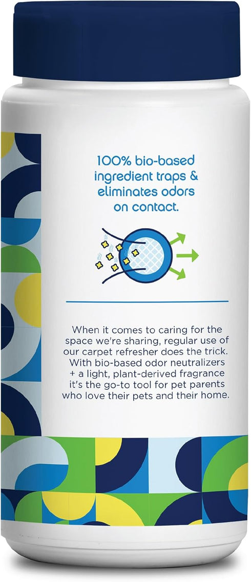 Carpet Refresher Powder, Pet Safe Deodorizer Powder with Plant-Based Juniper Leaf Scent, 16oz (Pack of 3)