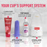 Pack 1 Sirona Reusable Menstrual Cup - Small Size | Ultra-Soft, Odor-Free, Rash-Free Medical-Grade Silicone with Pouch