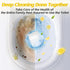 Toilet Cleaning Sheets - Plastic-Free, Liquidless Toilet Bowl Cleaner Strips, 80 Cleans, Lemon Scent