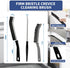 Miccillot 3pcs Crevice Cleaning Brush, Hard-Bristled Gap Scrub Brush, Toilet Gap Cleaning Brush Tool, for Scrub Small