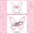 WILLBOND 18 Pieces Butterfly Hair Clip Accessories for Halloween Cosplaying Women, Lace Bows Embroidery Hair Pins, 2