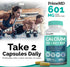 PrimeMD 4-in-1 Calcium Supplements 600mg with Vitamin D3 K2 B12 for Heart & Bone Health, 120 Count