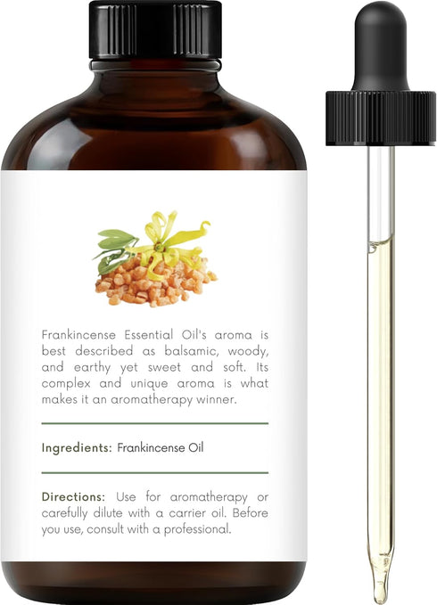 Set: (2 4 Oz) 100% Handcraft Blends Ground & Center Frankincense and Cedarwood Essential Oils x Fl Pure & Natural