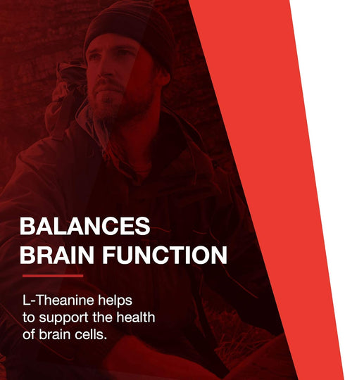 PROTOCOL FOR LIFE BALANCE L-Theanine 200mg, Normal Stress Relief, Non-Drowsy, 60 Veg Caps