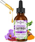 Saffron Supplements 88.5 mg Liposomal Extract Drops for Mood, Energy, Vision & Focus with Ashwagandha, 60 ml, 30