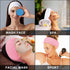 Whaline Spa Facial Headband Make Up Wrap, Terry Cloth Adjustable Towel Band for Face Washing, Shower Cover, 3 Pieces