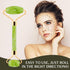 Jade Roller & Gua Sha Facial Tools, Natural Anti-Aging Skin-Care Tool for Rejuvenating Facial Skin