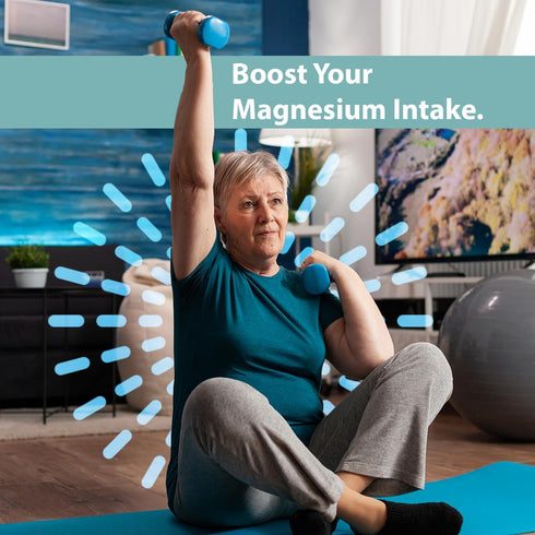 Gericare Magnesium Oxide 400mg Nutritional Supplement, 120 Count (Pack of 1)