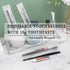 Disposable Toothbrushes with Toothpaste, Pack of 50, Black Toothbrush with 10g Toothpaste