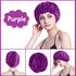 ROYBENS Satin Bonnet for Women - 4PCS Set, Silk Sleep Cap for Curly Hair