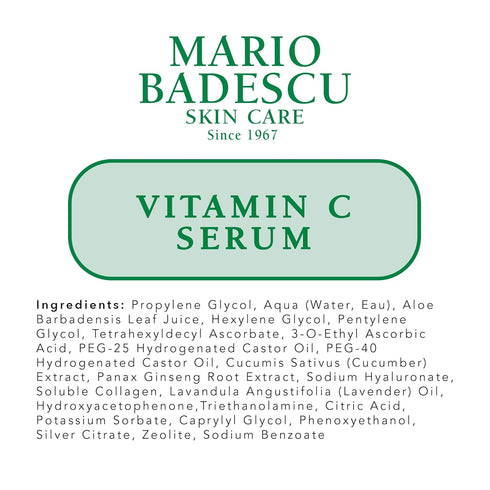 Mario Badescu Vitamin C Serum for All Skin Types, 1 Fl Oz