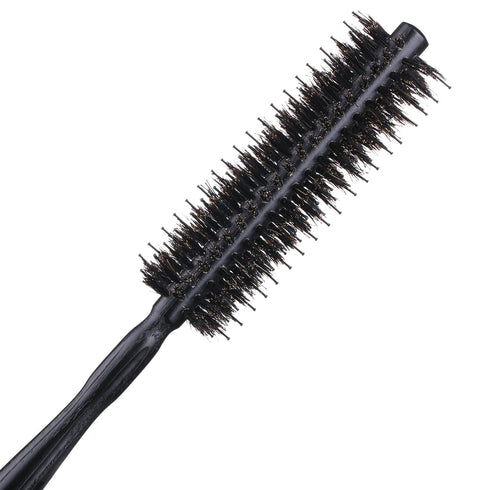 PERFEHAIR Round Brush with Natural Boar and Nylon Bristles, Small Volumizing Hair Brush, 1.5 Inch Diameter
