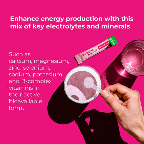 Jigsaw Health Electrolyte Supreme Jar, Berry Licious Flavor, 60 Servings