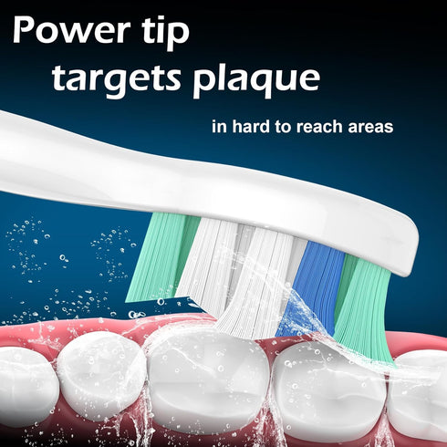 Seerein C2 C1 G2 W2 A3 G3 W3 4100 6100, 10 Pack Compatible with Philips sonicare Replacement Heads, Fit Philips