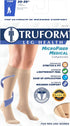 Truform 20-30 mmHg Compression Stockings, Knee High, Closed Toe, Black, Small