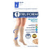 Truform Short Length Compression Stockings 20-30 mmHg, Closed Toe, Black, Medium for Men and Women