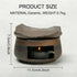 Zen Incense Burner Kit,Ceramic Aromatherapy Burner for Cedar Essential Oil Burner,Tea Light Teapot Warmer Candle Holder