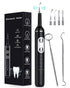 Plaque Remover Dental Cleaning Kit, Rechargeable Tartar Remover with LED Light & 5 Modes, 4 Replaceable Heads