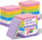 Phafaloop 18 Pack Compressed Cellulose Sponges, 6 Color Assorted Kitchen Cleaning Sponges, Natural