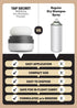 I DEW CARE Dry Shampoo Powder - Tap Secret, Non-aerosol, Travel Size Dry Shampoo for Women, 0.24 oz.