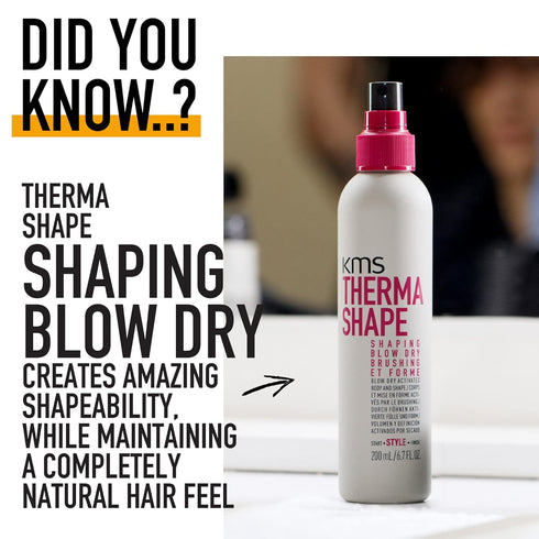 KMS THERMASHAPE Shaping Blow Dry Spray, 6.7 oz, 50% Faster Dry Time