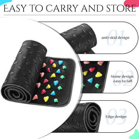 Workers(55.12 13.78 Inches) BBTO Foot Massage Mat Reflexology Walk Stone Road for Acupressure Foot Massage Acupoint Mat