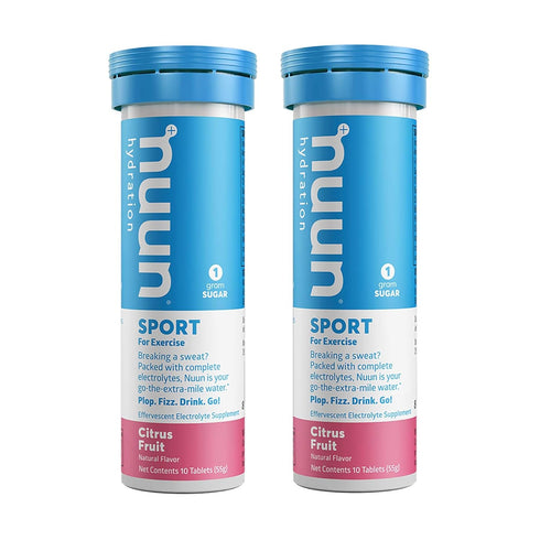 Nuun Active Electrolyte Enhanced Drink Tablets Citrus Fruit (2-Pack of 10)
