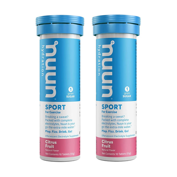 Nuun Active Electrolyte Enhanced Drink Tablets Citrus Fruit (2-Pack of 10)