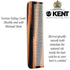 Kent A FOT Handmade Pocket Comb for Men, Women, and Kids, Fine Tooth Hair Straightener, Made in England