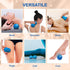 Peanut Massage Ball - Double Lacrosse Massage Ball & Mobility Ball for Physical Therapy - Deep Tissue Massage Tool