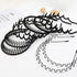 WOVOWOVO Plastic Hair Bands with Teeth: 10 Packs Headbands for Women Girls Teens (Black Style)