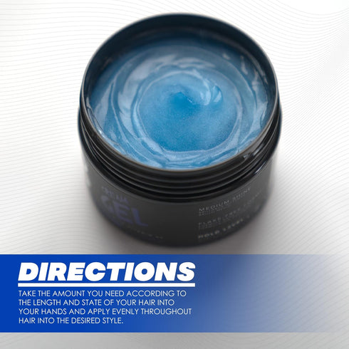 L3 Level 3 Cream Gel, Provides Volume and Medium Hold, Nourishing and Protecting Hair Styling Cream for Men